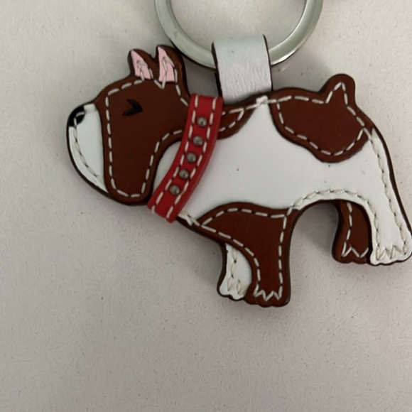 Vintage Coach Bulldog key fob - Picture 2 of 5